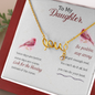 To My Daughter Be Positive Necklace