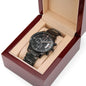 To My Man - Never Forget That I Love You Engraved Watch