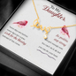 To My Daughter Be Positive Necklace